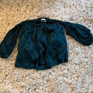 Women’s Urban Outfitters satin shoulderless top